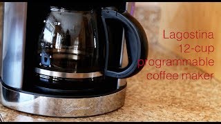 Lagostina 12Cup Coffee Maker  Tested for Life in Canada [upl. by Egres]