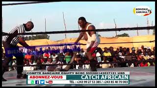 COMBAT DE CATCH CONGOLAIS AVEC POSTOLO LOLA VS CHÉRIF MPIANA [upl. by Dragde]