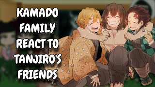 Kamado Family React To Tanjiros Future Friends  KNY  Gacha React [upl. by Noira]