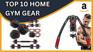 Top 10 Amazon Home Gym Essentials for 2024  Best Workout Equipment for Home Fitness [upl. by Airotna]