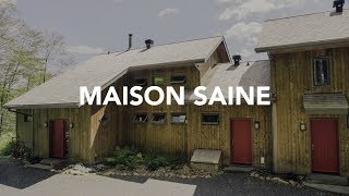 Maison en terre crue compressée  Maison saine VISITE [upl. by Razaile499]