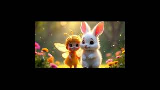 cute rabbit videosrabbit cartoonthe magical adventure of rabbit cutecartoon [upl. by Freyah]