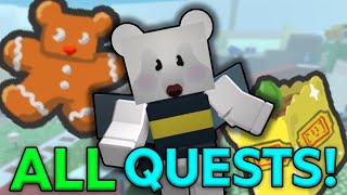 All Beesmas 2024 Quest Rewards From Mother Bear Brown Bear and Black Bear  Bee Swarm Simulator [upl. by Akimaj]