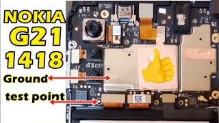 Nokia G21 TA 1418 Test Point to Hard Reset amp FRP [upl. by Ythomit]