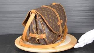 ilovekawaii C02939  Louis Vuitton Monogram Saumur 30 Shoulder Bag M42256 [upl. by Hong461]