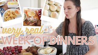 A WEEK OF REAL FAMILY DINNERS  WHAT WE EAT IN A WEEK  EASY FAMILY DINNER RECIPES [upl. by Pelson]