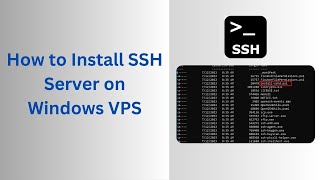 How to Install SSH Server on Windows VPS [upl. by Yrreiht]