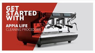 How to clean Appia Life standard coffee machine  Nuova Simonelli [upl. by Happy]