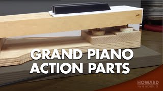 Grand Piano Action Parts I HOWARD PIANO INDUSTRIES [upl. by Naida]