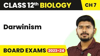 Darwinism  Evolution  Class 12 Biology 202223 [upl. by Osgood976]