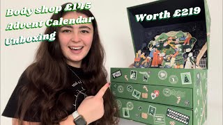 THE BODY SHOP ADVENT CALENDAR UNBOXING 2022  BOX OF WISHES AND WONDER [upl. by Ru]