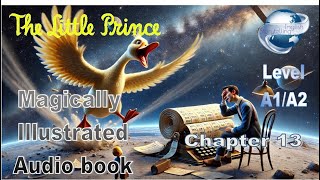 The Little Prince Chapter 13  A level A1A2 English Audiobook with Subtitles [upl. by Emeric]