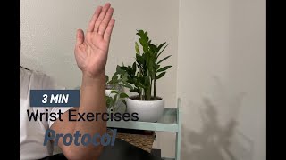 Wrist Exercises Protocol [upl. by Stoops585]