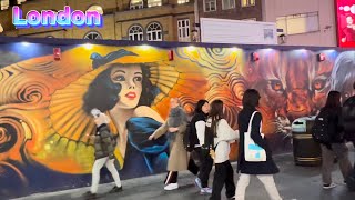 Night Walk In Central London  Covent Gardens  Leicester Square  London nightlife [upl. by Civ]