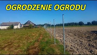 Siatka na OGRODZENIE OGRODU jest Beton słupki ropucha Agatka Wieśniara i Kamil [upl. by Hafeetal]