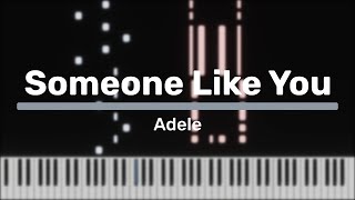 Someone Like You  Adele Piano Tutorial [upl. by Heyes]