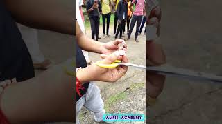 Sodium metal dipped into water shorts ytshorts  Amrit Academy [upl. by Helbon]