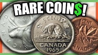 10 EXTREMELY VALUABLE CANADIAN COINS WORTH MONEY  RARE CANADIAN COINS TO LOOK FOR [upl. by Barde]