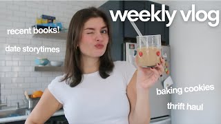 weekly update vlog cooking books nespresso amp storytimes [upl. by Lorimer382]