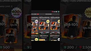 Trophy Titans first pack opening😁🤥 fifa shorts  fcmobile football [upl. by Sara-Ann]