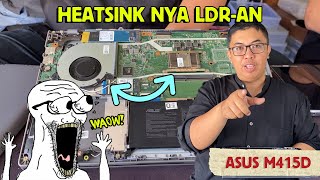 LAPTOP INI GAK PUNYA HEATSINK   DISASSEMBLY M415DA BV305022FHD [upl. by Rebmik653]