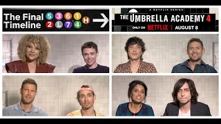 The Umbrella Academy Season 4 cast interviews and what eachs actors favorite scene [upl. by Dominique]