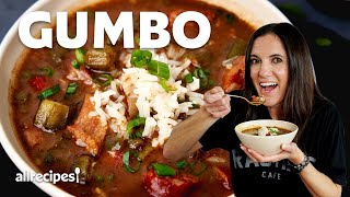 How to Make Chicken amp Sausage Gumbo  Get Cookin  Allrecipes [upl. by Ayel]