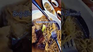 Forever Beef Wanton Mami with Siomai music wantons siomai foodie chowking yummyfood [upl. by Elletnahc]