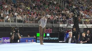 Simone Biles  Floor Exercise  2024 Xfinity US Championships  Senior Women Session 2 Day 2 [upl. by Ailaroc474]