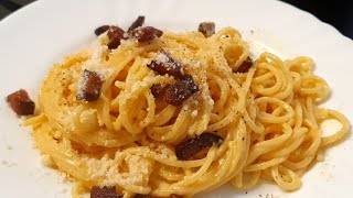 CARBONARA GOURMET CON UOVA PASTORIZZATE A 70 GRADI CON BIMBY TM6 [upl. by Anairdna]