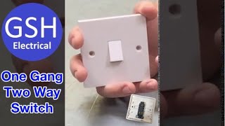 Identifying a One Gang Two Way Light Switch [upl. by Paehpos]