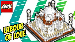 Beautiful LEGO Taj Mahal 21056  Speed Build [upl. by Reave]