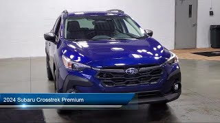 2024 Subaru Crosstrek Premium Sport Utility Akron Canton Wadsworth Cuyahoga Falls Green [upl. by Annaierb]