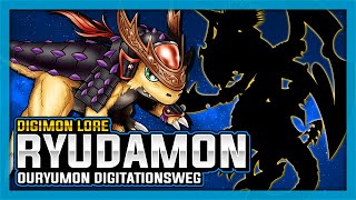 Ryudamon zu Ouryumon  Digitationswege 4  Digimon Lore [upl. by Llertram651]