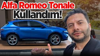 ALFA ROMEO TONALE TEST SÜRÜŞÜ 😍🚘 ELEKTRİKLENDİ [upl. by Judy]