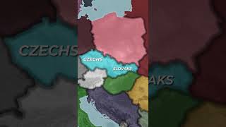 Why did Czechoslovakia Collapse short historicalmaps map [upl. by Albertson]