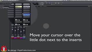 How to make inserts postfader in MOTU Digital Performer [upl. by Caswell]