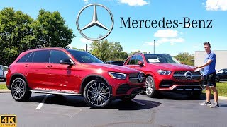 BENZ BATTLE  2020 Mercedes GLE vs 2020 Mercedes GLC Comparison [upl. by Akeylah607]