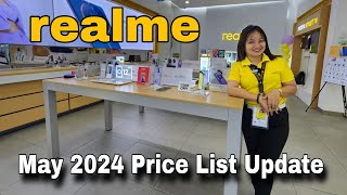 REALME  MAY 2024 Price List Update  realme 12 Series  C Series  Pad Series [upl. by Ytitsahc]