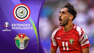 Iraq vs Jordan Extended Highlights  AFC Asian Cup  CBS Sports Golazo [upl. by Holder335]