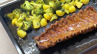 OvenRoasted Pork Ribs Recipe  Juicy Tender and Full of Flavor [upl. by Pega]