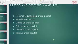 Company Law  Meaning and Types of Share Capital [upl. by Nwahsir492]