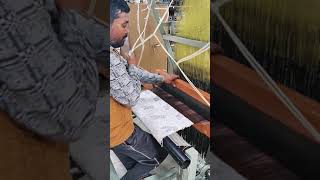 Electronic Jacquard handloom weaving machine Brand DASHMESH [upl. by Anwahsiek790]