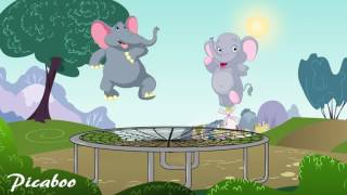 Un éléphant qui se balançaitkids songspicaboo [upl. by Farrah]