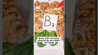 Biotin 8 B7rich foods essential for your health and energy [upl. by Amled]