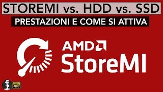 AMD StoreMI vs HARD DISK vs SSD  Cosè e come si attiva StoreMI [upl. by Bunde92]