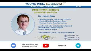 The Patient with OBESITY VENTILATION  differences  DR LORENZO BERRA HARVARD MEDICAL SCHOOL [upl. by Licec]