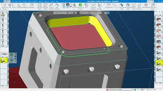 MULTI PASSES STEPS DOWN AND AXIS SHIFT ON SWARF TOOLPATH  GIBBSCAM [upl. by Christoph151]