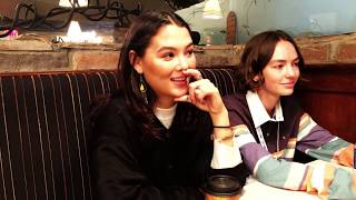 Exclusive Interview  quotAtypicalquot Stars Brigette LundyPaine and Fivel Stewart [upl. by Jordana]