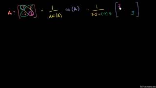 2x2 Matrisin Tersi Kalkülüs  Matrisler Matematik [upl. by Brunell]